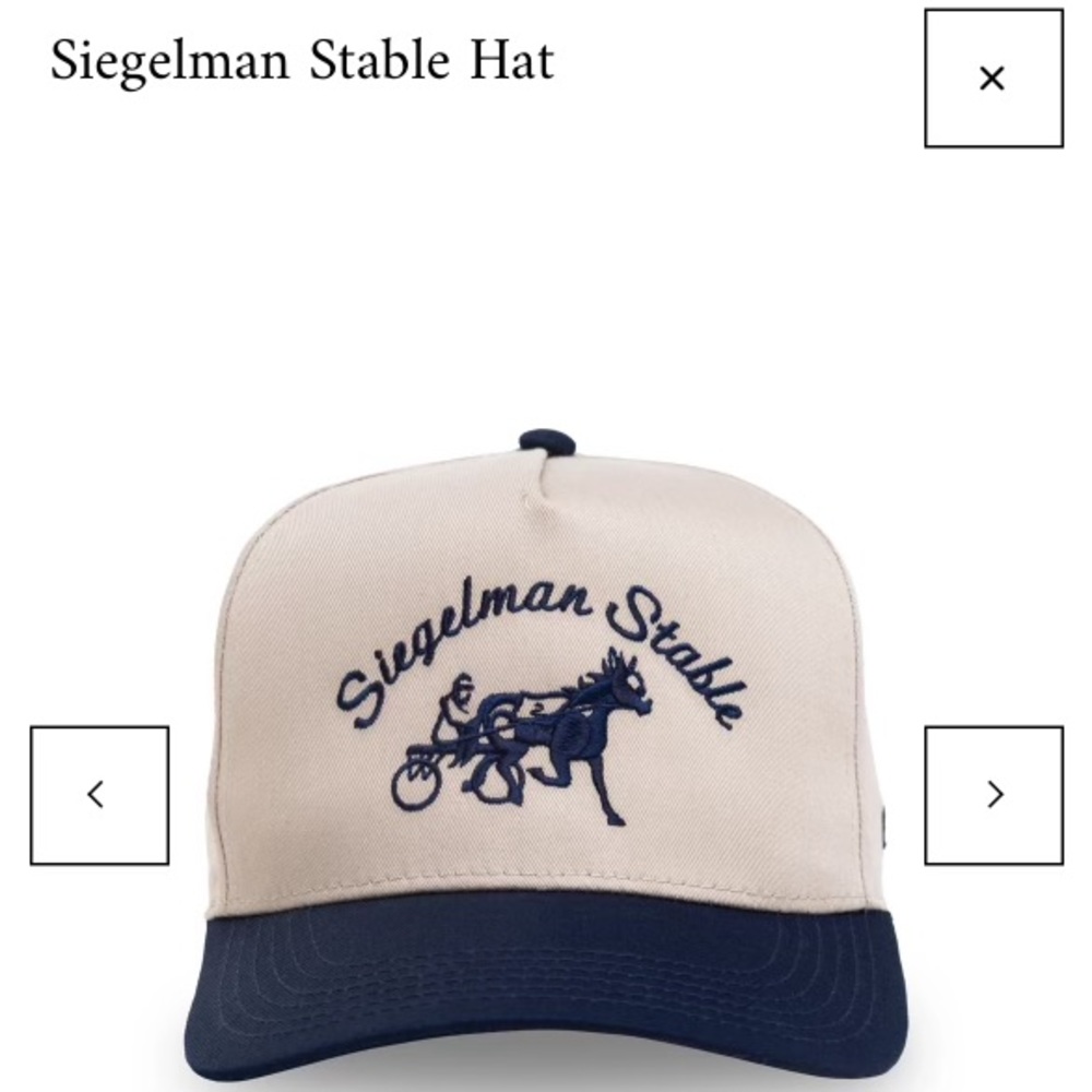 Siegelman Stable Hat (Brand New, Never Worn)